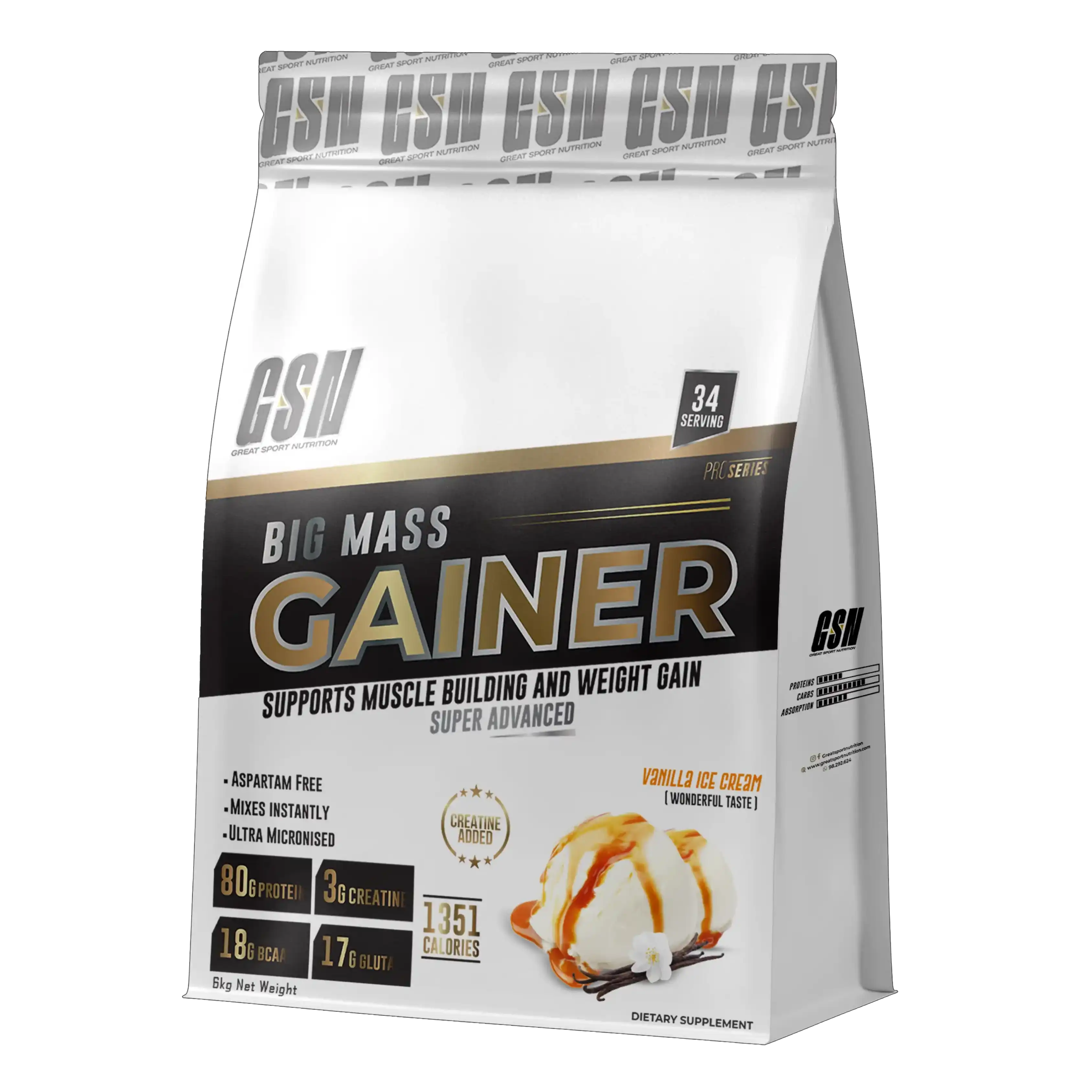 BIG MASS GAINER  6KG MyBody Nutrition Tunisie